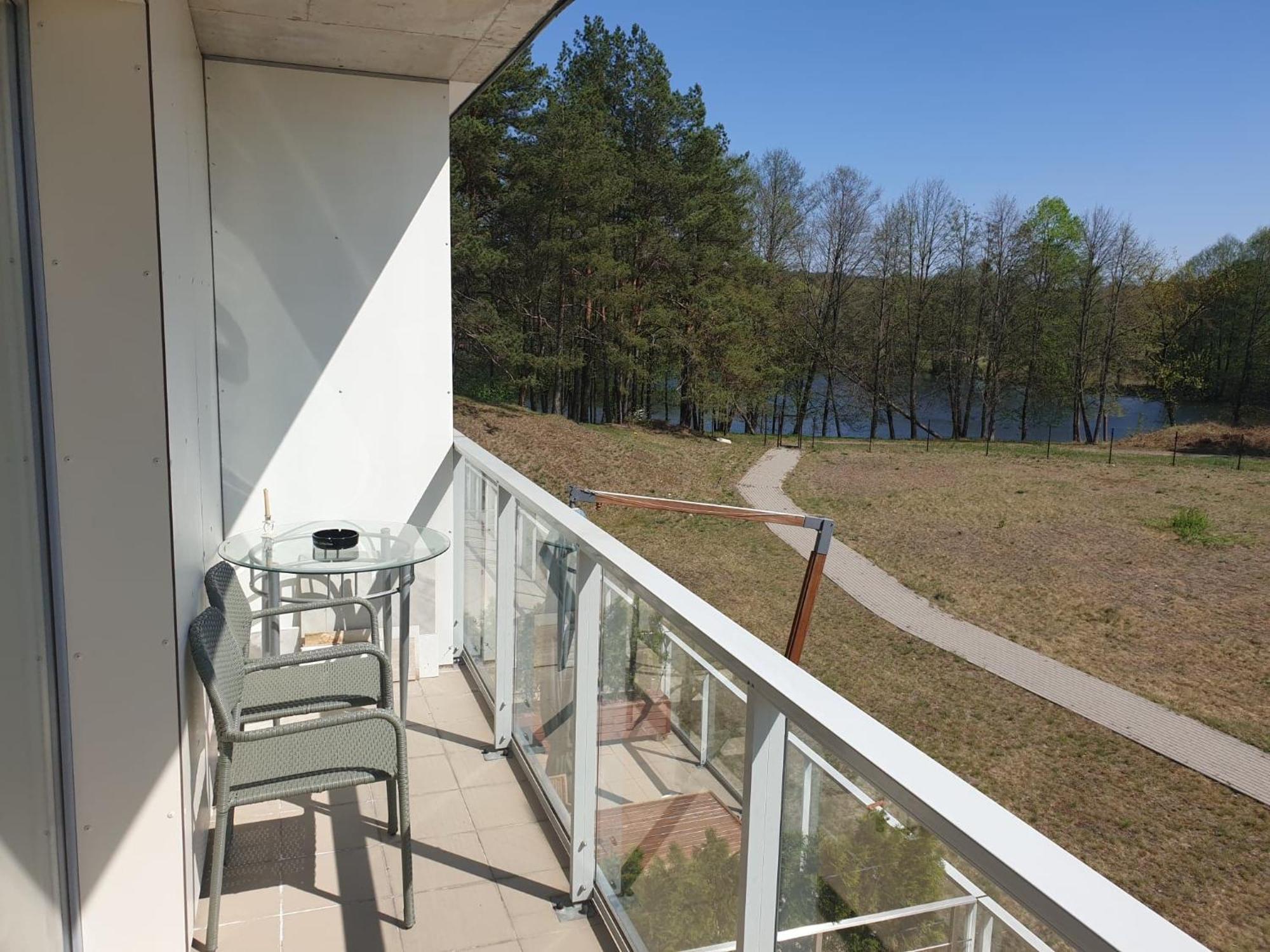 Garden Studio By The Lake With Air-Con And Infrasauna Druskininkai Exterior foto